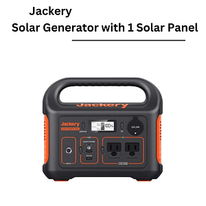 Jackery Solar Generator with 1 Solar Panel