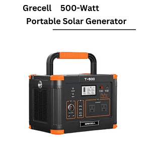 Grecell 500 watt portable solar generator